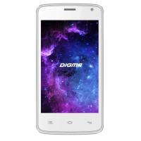 Сотовый телефон Digma  HIT Q400, 4 Гб, 2 sim, 4", 800*480, 0,2 Mp, белый