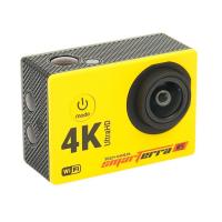 Экшн камера Smarterra W5, 4K, 30fps, дисплей, угол обзора 170, WIFI, желтый