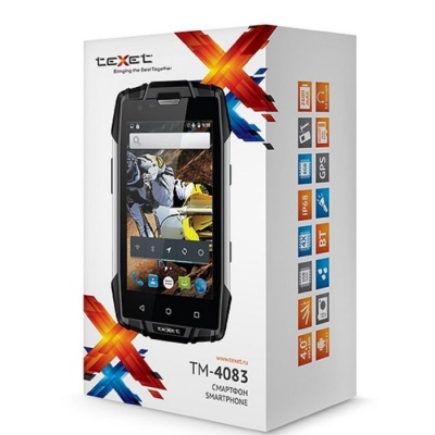 Сотовый телефон Texet TM-4083, 2 sim, черный