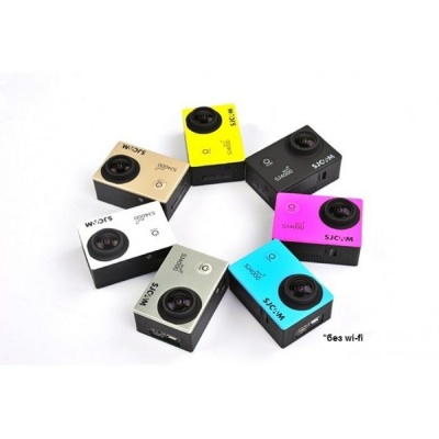 Экшн камера SJCAM SJ4000 синяя 1920*1080/CMOS/3Mpix/4х/2,0"/12крепл. в комплекте
