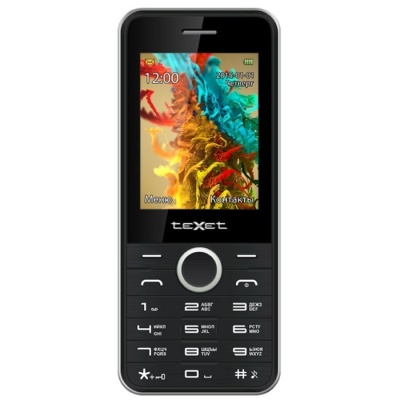 Мобильный телефон Texet TM-D301, чёрный