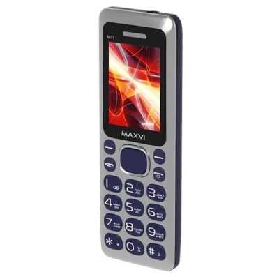 Мобильный телефон Maxvi M11, синий
