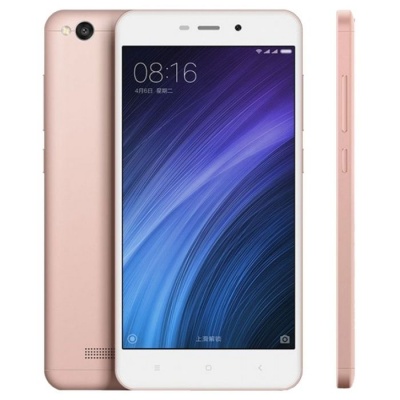 Сотовый телефон Xiaomi Redmi 4A, 16 Gb, LTE, 2 sim, белый/розовый