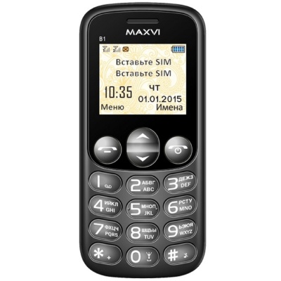 Мобильный телефон Maxvi B1, чёрный