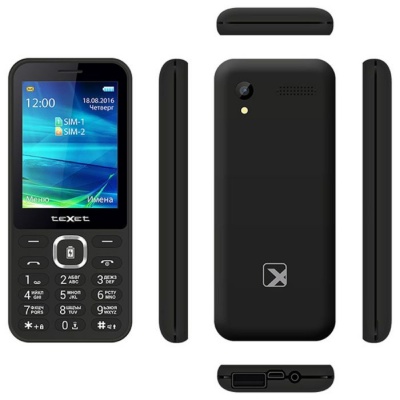 Сотовый телефон TEXET TM-D327 Черный