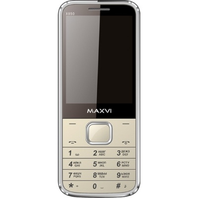 Мобильный телефон Maxvi X850, золотой